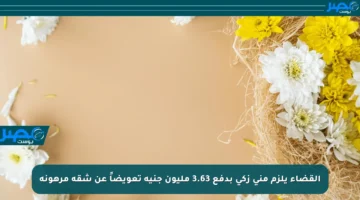 القضاء يلزم منى زكي بدفع 3.63 مليون جنيه تعويضاً عن شقة مرهونة